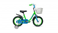 велосипед FORWARD BARRIO 16 (16" 1 ск.) 2019-2020, зеленый