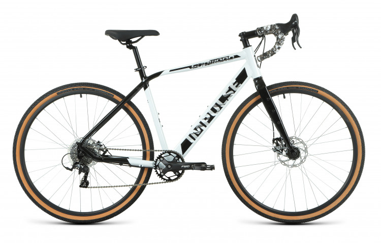 Велосипед FORWARD IMPULSE 28 X 540 (28" 8 ск. рост 510 мм) 2020-2021, белый/черный