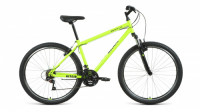 Велосипед ALTAIR MTB HT 27,5 1.0 (27,5" 21 ск. рост. 19") 2020-2021, ярко-зеленый/черный
