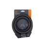 Замок AXXY Ccable12, трос 12х1200мм, кодовый, матовый черный