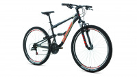 Велосипед FORWARD RAPTOR 27,5 1.0 (27,5" 18 ск. рост. 18") 2022, черный/красный