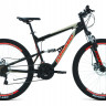 Велосипед FORWARD RAPTOR 27,5 2.0 D (27,5" 18 ск. рост. 18") 2022, черный/красный