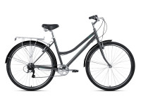 Велосипед FORWARD TALICA 28 2.0 (28" 7 ск. рост. 19") 2022, темно-серый/бирюзовый