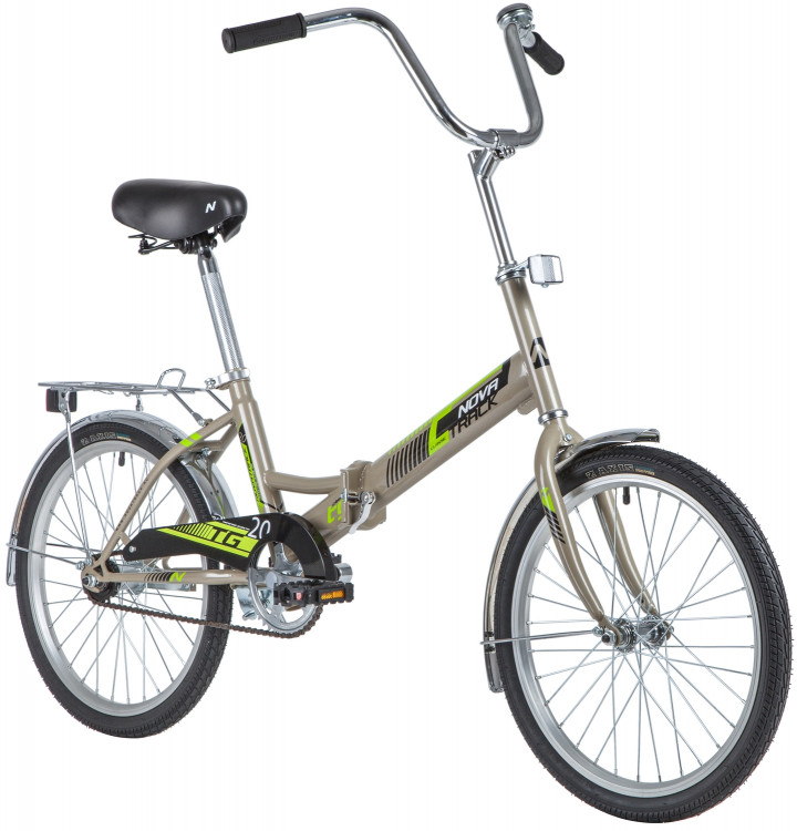 Велосипед Novatrack складной TG-20 CLASSIC 1.0, серый 20"