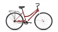 велосипед ALTAIR CITY 28 low (28" 1 ск. рост 19") 2020-2021, темно-красный/белый