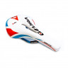 Седло VENZO VZ-E01-012 кросскантри 272 x 152mm белое ,358 g
