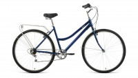 Велосипед FORWARD TALICA 28 2.0 (28" 7 ск. рост. 19") 2022, темно-синий/белый