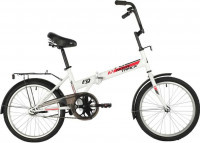 Велосипед Novatrack складной TG-20 CLASSIC 1.1, белый, 20"