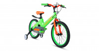 Велосипед FORWARD COSMO 16 2.0 (16" 1 ск.) 2020-2021, зеленый, 1BKW1K7C1014